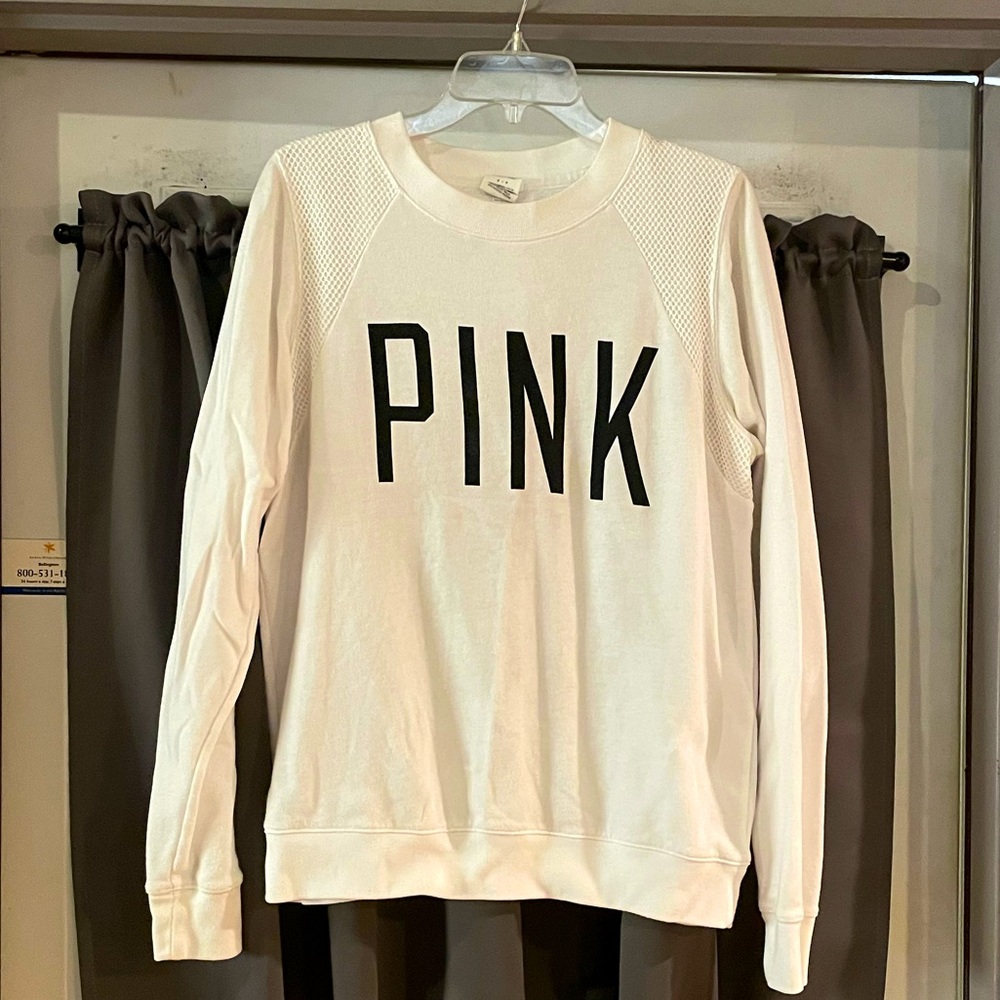 Cute comfy White sweatshirt by PINK